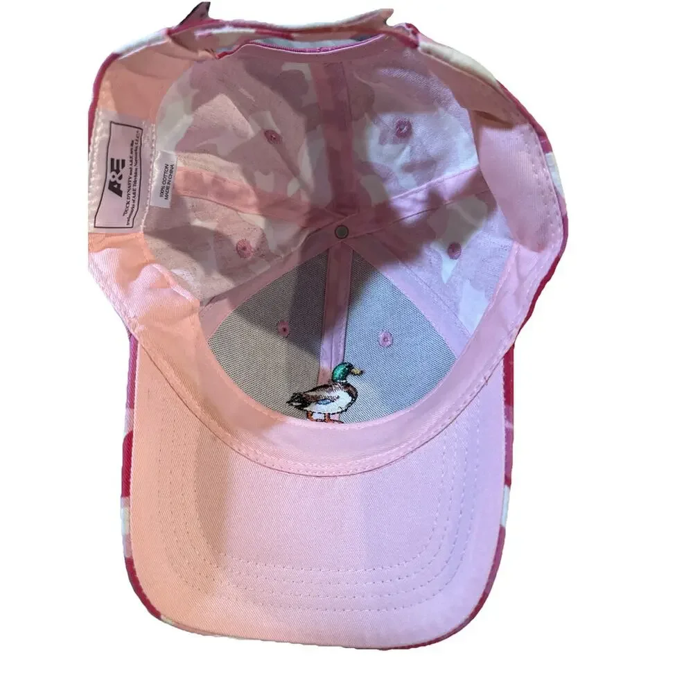 Women’s Duck Dynasty Hat Pink Camo New Embroidered A&E NWOT